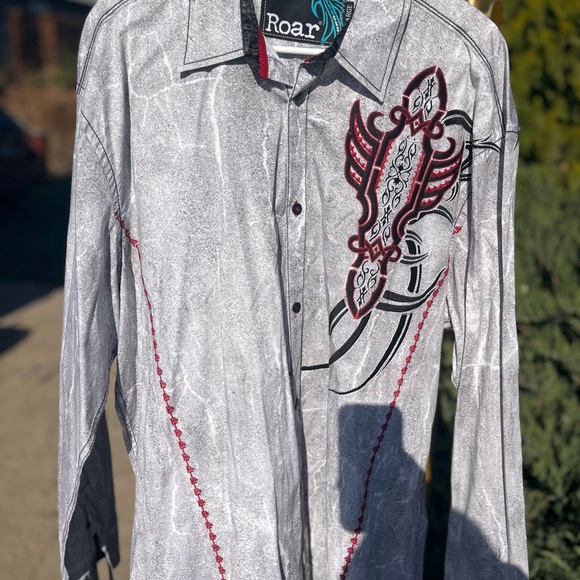 Mens XXL Buckle Roar Long Sleeved Shirt Great Condition - Picture 4 of 8